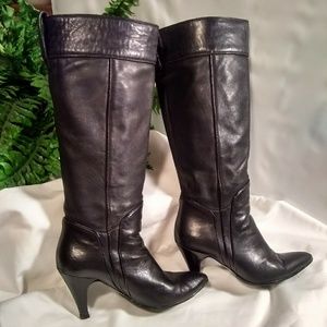 Fornarina Black Knee High Boots sz 5